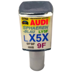 ARASYSTEM LAKIER SAMOCHODOWY 10ML AUDI LX5X X5X 9F EISVOGEL BLAU EISVOGELBLAU